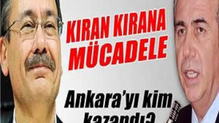 Melih Gökçek galibiyetini ilan etti