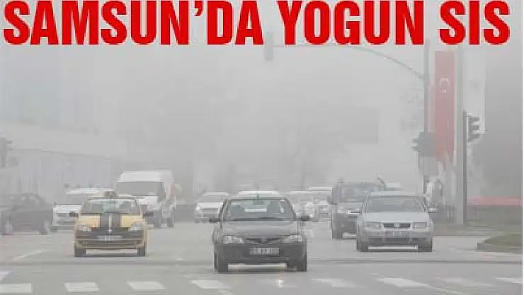 SAMSUN'DA YOĞUN SİS