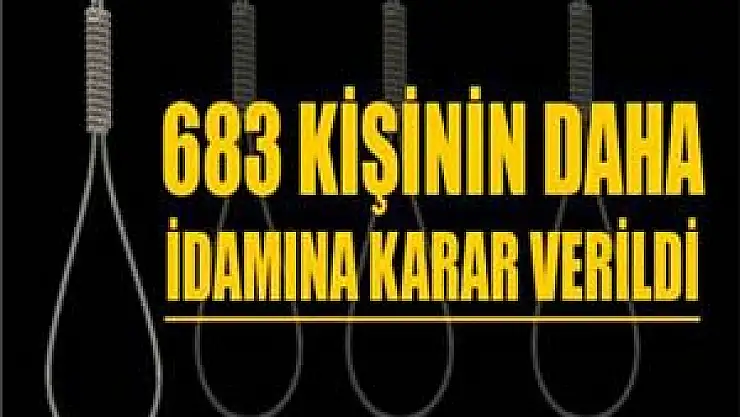 Mısır'da 683 kişinin daha idamına karar verildi