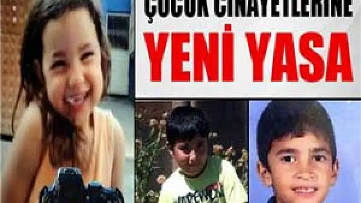 Çocuk ve kadın cinayetlerine yasal düzenleme için destek isteyeceğim