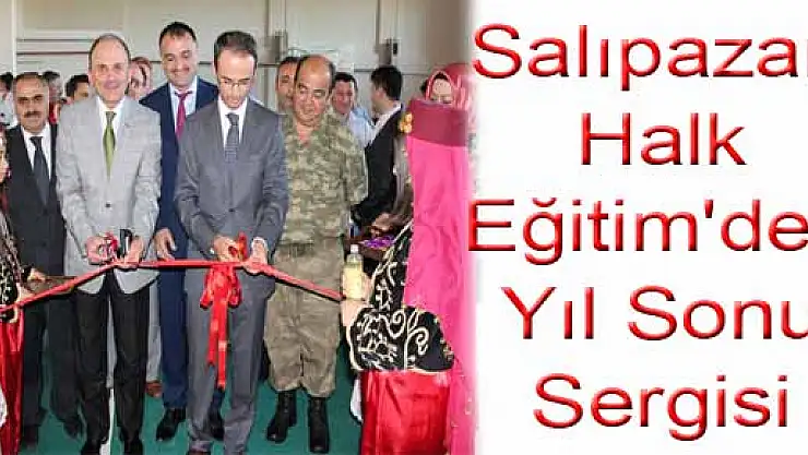 Salıpazarı Halk Eğitim'den Yıl Sonu Sergisi