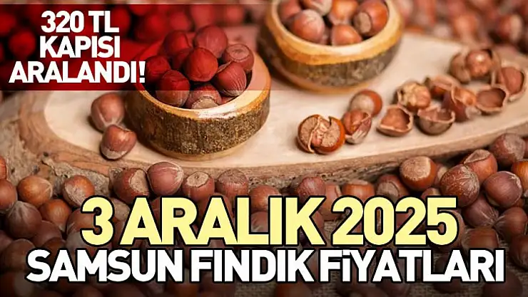 3 Aralık 2025 Samsun Fındık Fiyatları