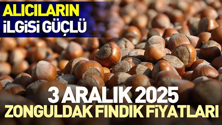 3 Aralık 2025 Zonguldak Fındık Fiyatları