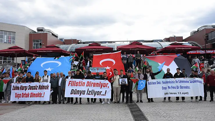 3 İlde İsrail protesto edildi