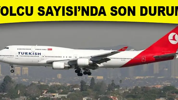 HAVAALANINDA YOLCU SAYISI YÜZDE 14.5 ARTTI