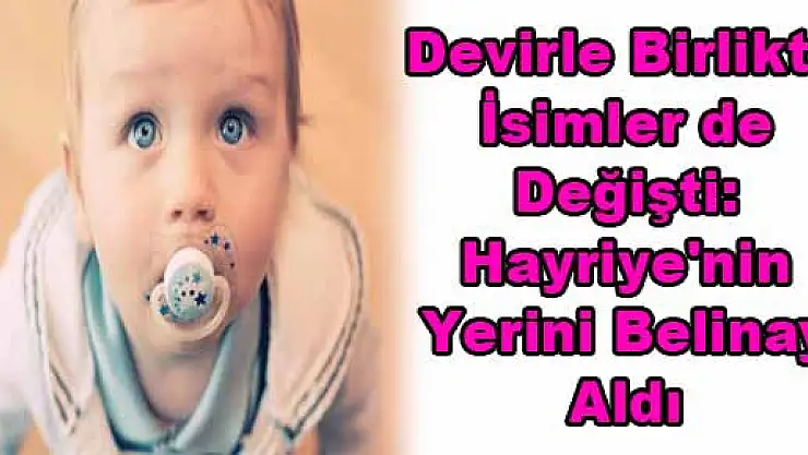 Devir Değişti İsimler de Değişti: Hayriye'nin Yerini Belinay Aldı