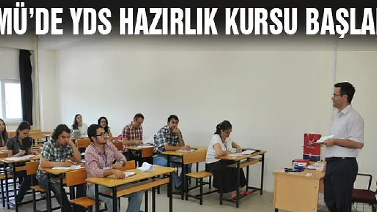 OMÜ'DE YDS HAZIRLIK KURSU BAŞLADI