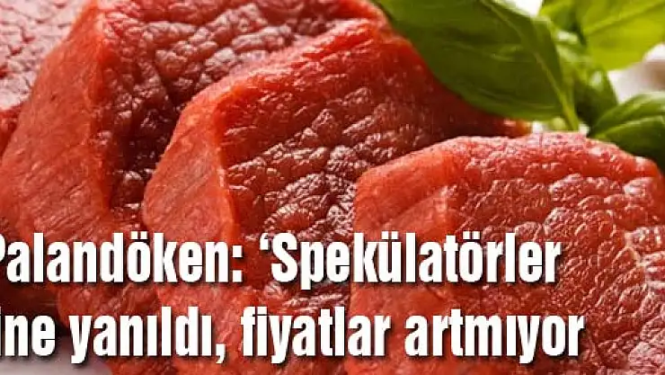 Palandöken: 'Spekülatörler yine yanıldı, fiyatlar artmıyor