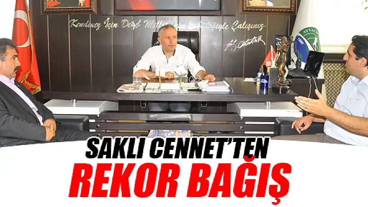 Saklı Cennet'ten Kızılay'a Rekor Kan Bağışı