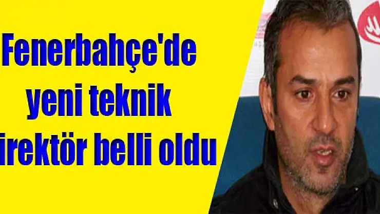 Fenerbahçe'de yeni teknik direktör belli oldu