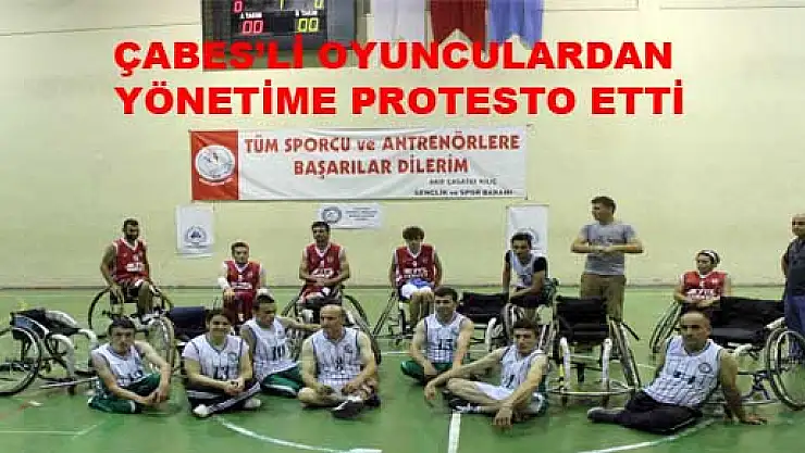 ÇABES'li oyunculardan PROTESTO