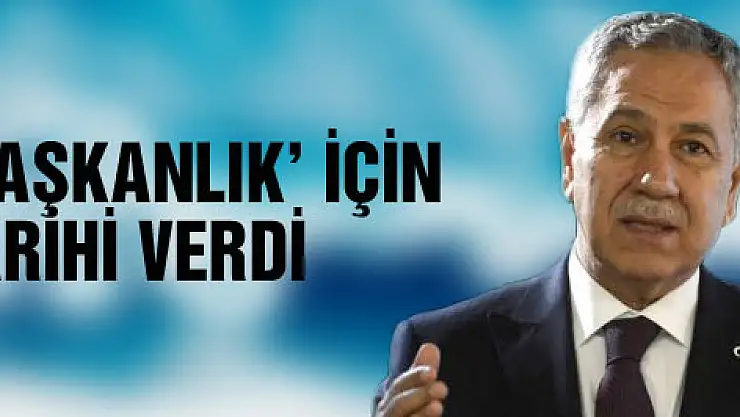 Arınç tarih verdi! 2015 seçimlerinden sonra...