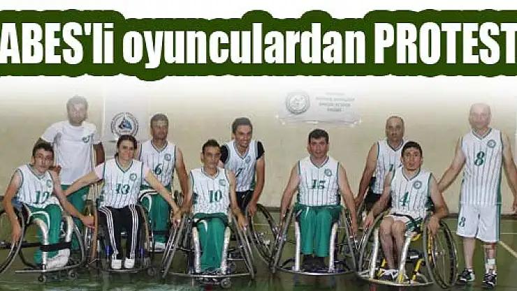 ÇABES'li oyunculardan PROTESTO