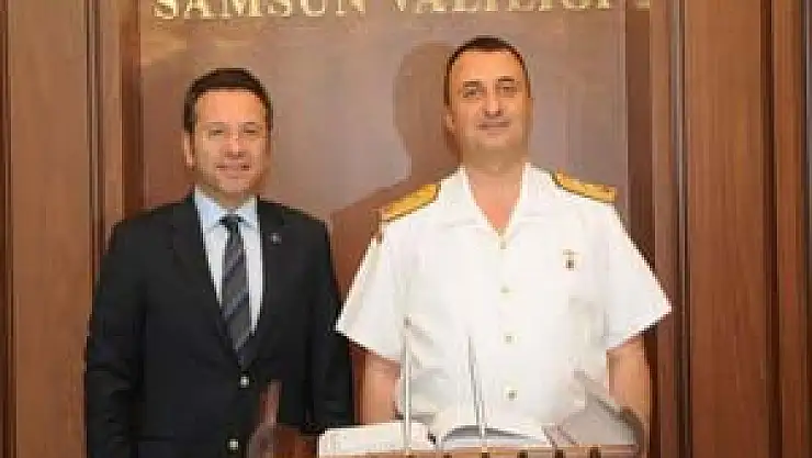 Sahil Güvenlik Komutanı Samsun'da