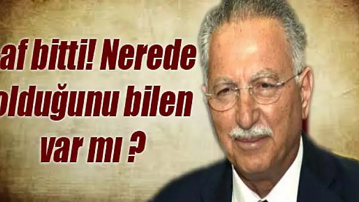 Laf bitti! Nerede olduğunu bilen var mı?