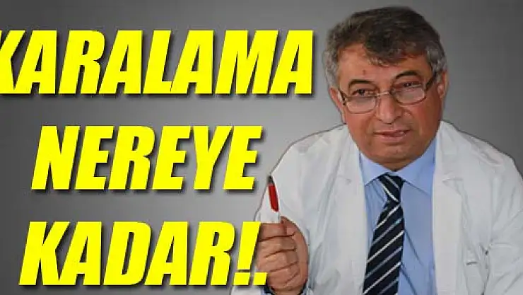 Sarı, 'KARALAMA NEREYE KADAR!.' dedi
