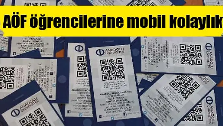 AÖF öğrencilerine mobil kolaylık