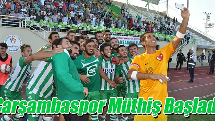 İLK HEDEF AŞILDI çarşambaspor müthiş başladı..