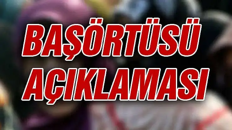 Nabi Avcı'dan başörtüsü açıklaması