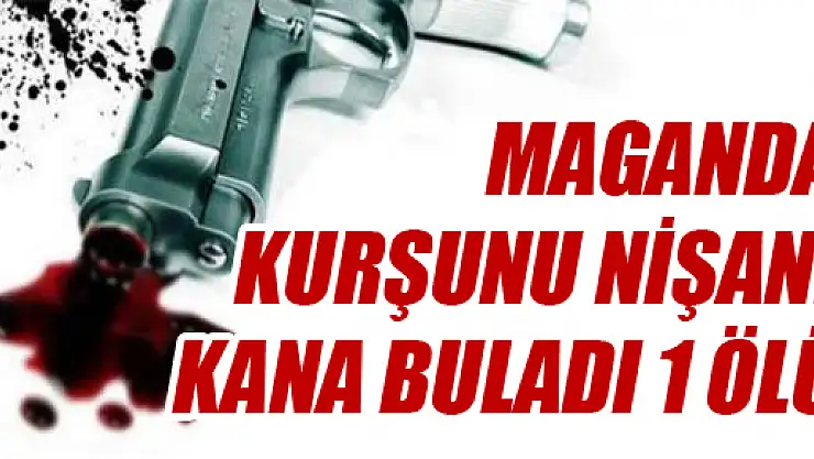 MAGANDA KURŞUNU NİŞANI KANA BULADI: 1 ÖLÜ