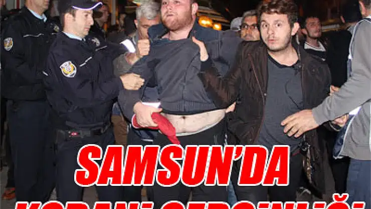 Samsun'da Kobani Gerginliği: 5 Gözaltı