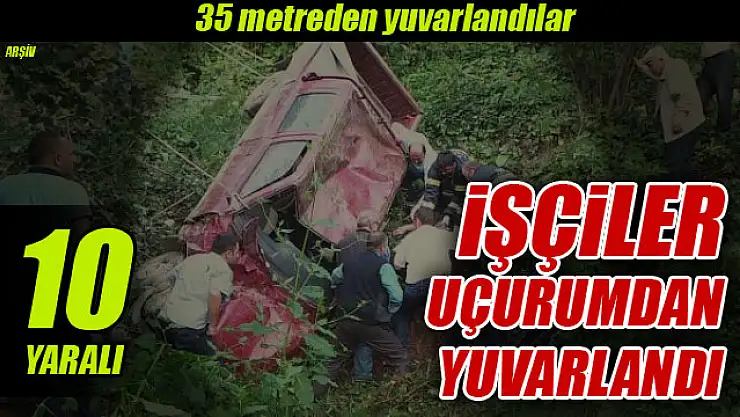 AYVACIK'TA TRAFİK KAZASI: 10 YARALI…