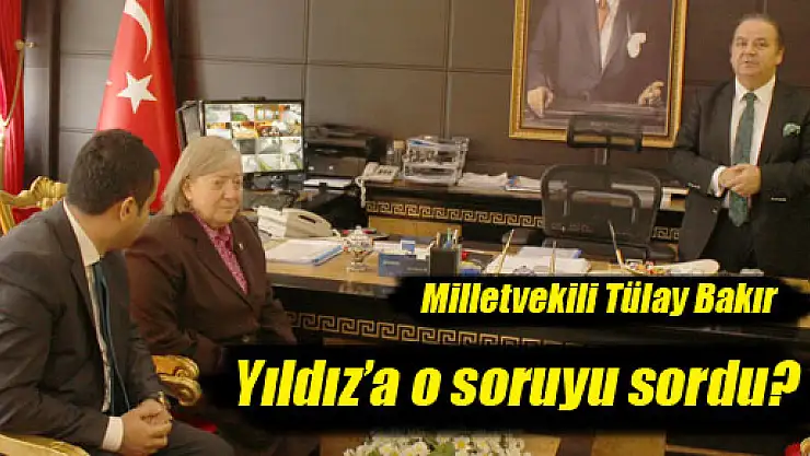 Bakır, Kaymakamlığın Engelli asansörünü sordu