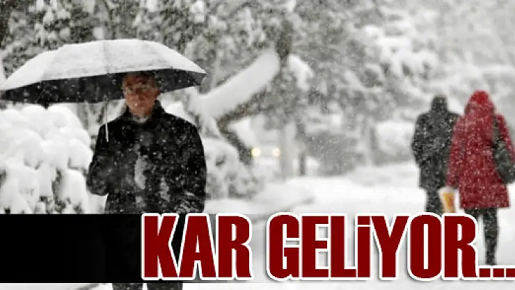 Meteoroloji'den kar uyarısı 