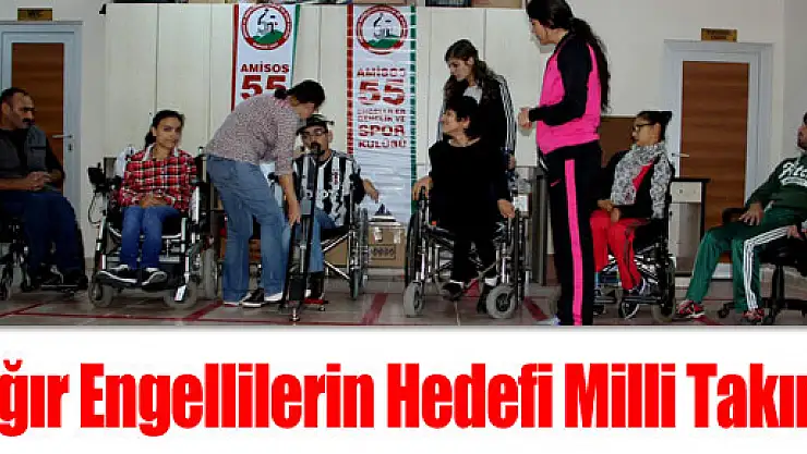 Ağır Engellilerin Hedefi Milli Takım