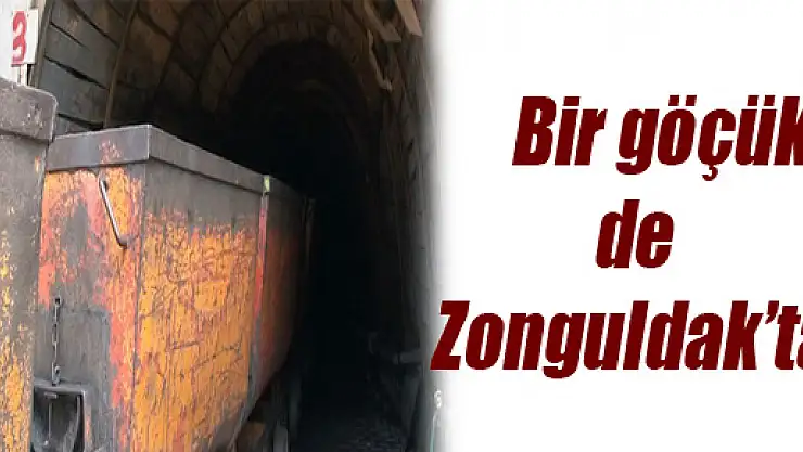 Bir göçük de Zonguldak'ta