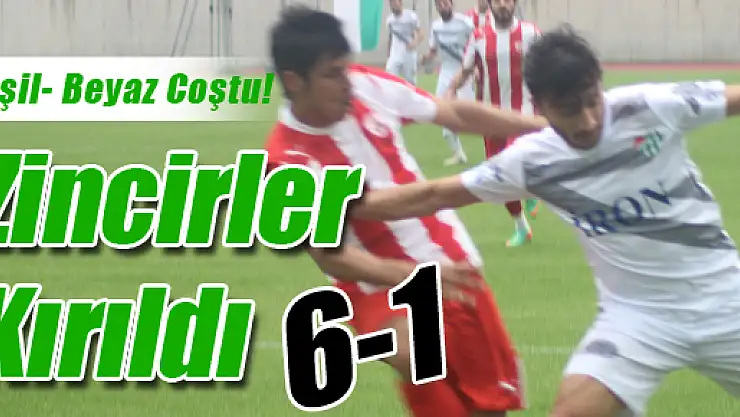 YAĞMUR OLDU YAĞDI: 6-1  