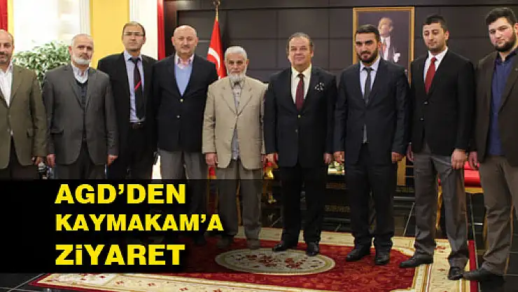 AGD'den Kaymakam'a ziyaret 