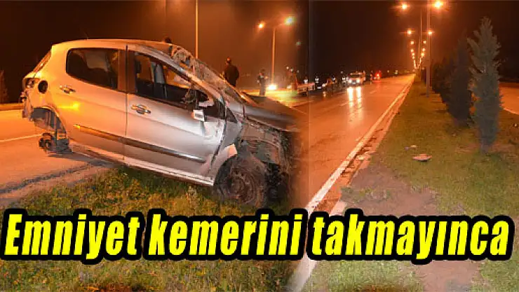SAMSUN'DA TRAFİK KAZASI: 1 ÖLÜ
