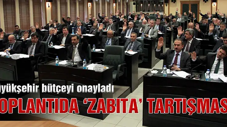 Büyükşehir bütçeyi onayladı