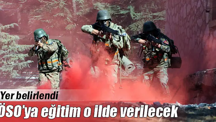 Özgür Suriye Ordusu'na eğitim o ilde verilecek