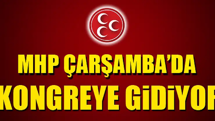 MHP KONGREYE GİDİYOR