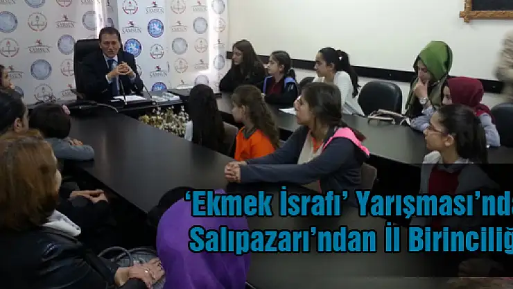  'Ekmek İsrafı' Yarışması'nda İl Birinciliği