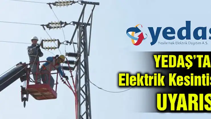 Samsun İlinde programlı elektrik kesintisi bildirimi 