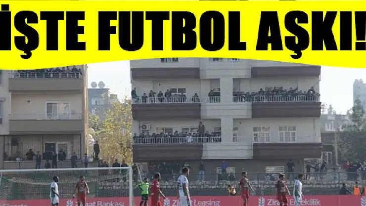 İşte futbol aşkı!
