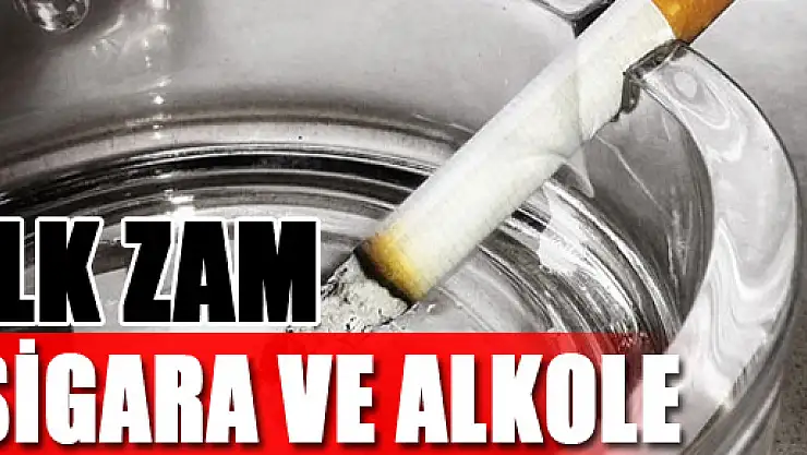 Yeni yılın ilk zammı sigara ve alkole