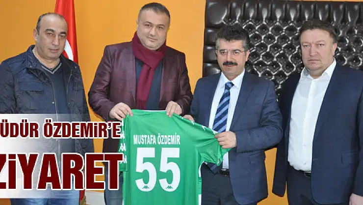 Başkan Yıldırım Müdür Özdemir'i Ziyaret Etti