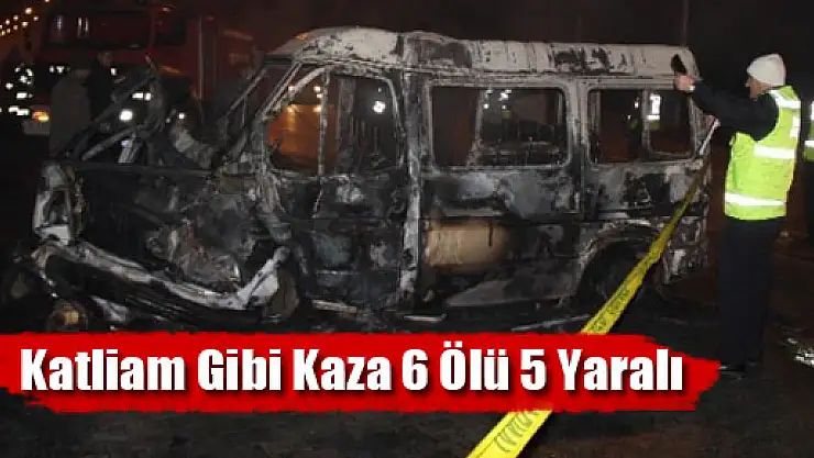 Samsun'da Katliam Gibi Kaza: 6 Ölü 5 Yaralı