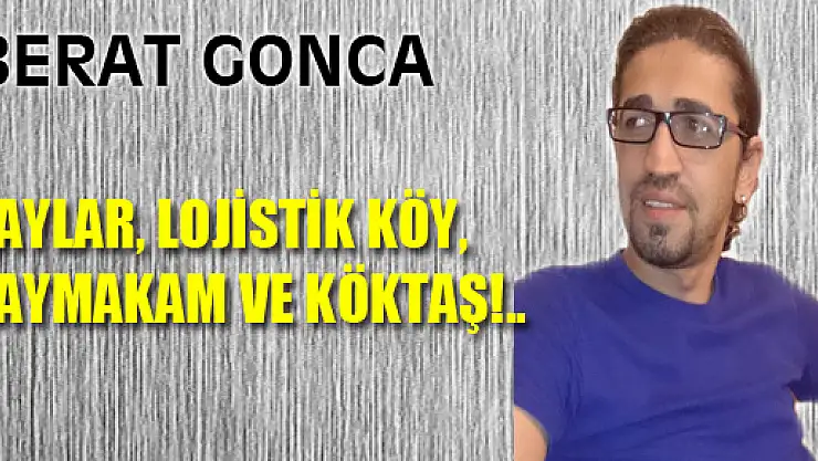  RAYLAR, LOJİSTİK KÖY, KAYMAKAM VE KÖKTAŞ!..