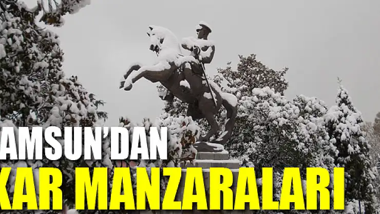 Samsun'dan Kar Manzaraları