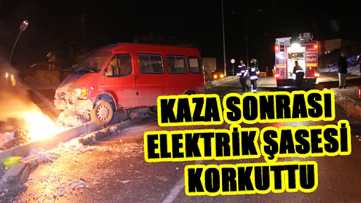 KAZA SONRASI ELEKTRİK ŞASESİ KORKUTTU 