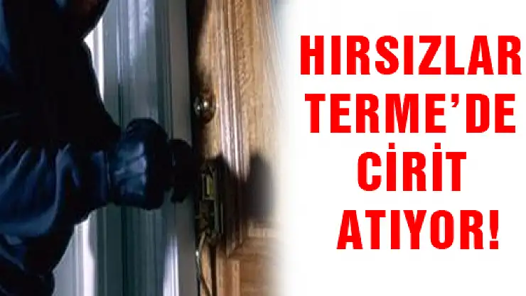 HIRSIZLAR TERME'DE CİRİT ATIYOR!