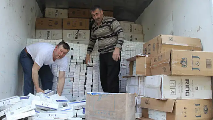 Samsun'da 152 Bin 814 Paket Kaçak Sigara Ele Geçti