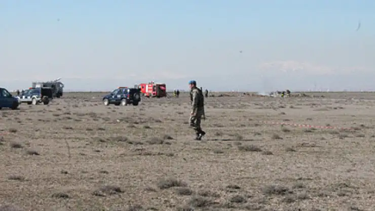 Konya'da askeri uçak düştü: 2 pilot şehit