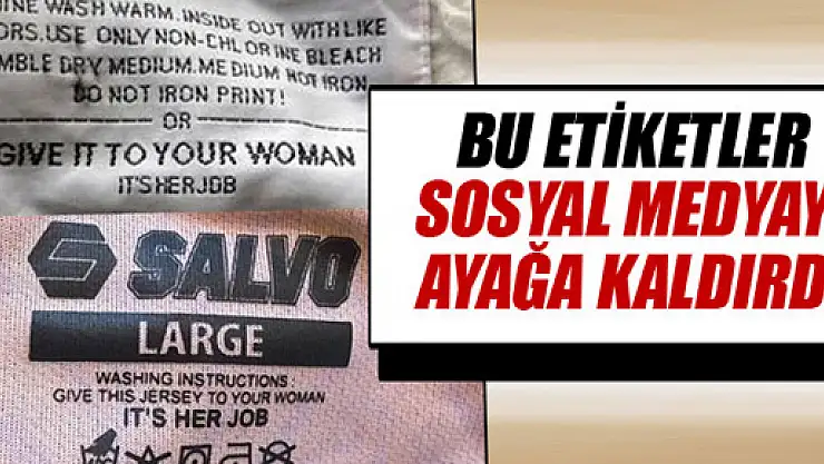 Bu etiket sosyal medyayı ayağa kaldırdı