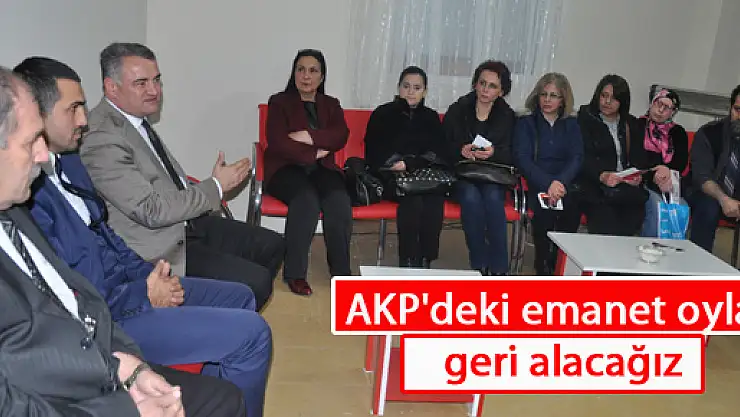 Aslan Karanfil: AKP'deki emanet oyları geri alacağız